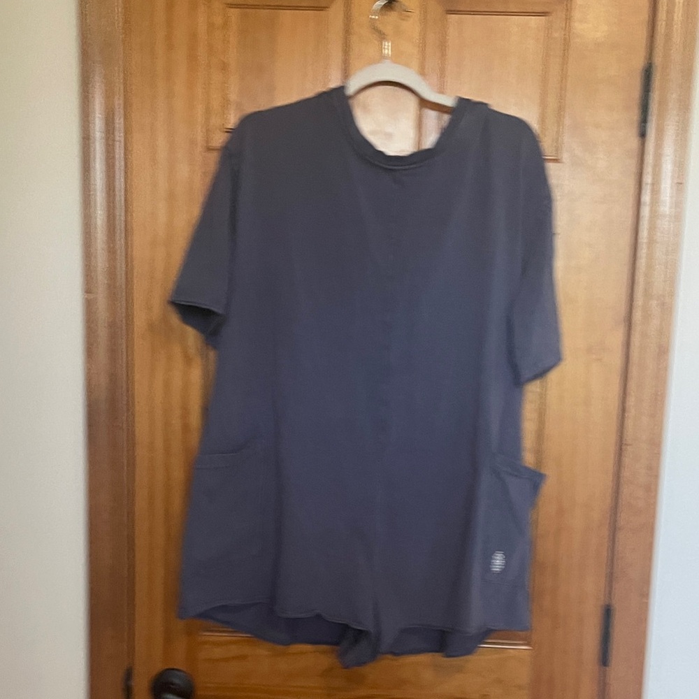 Free People Movement Hot Shot Tee Romper Classic in Indigo Blue - Size Small